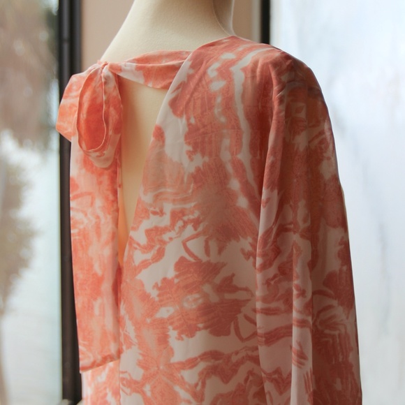 BCBGeneration Blush and White Dress - Picture 1 of 11